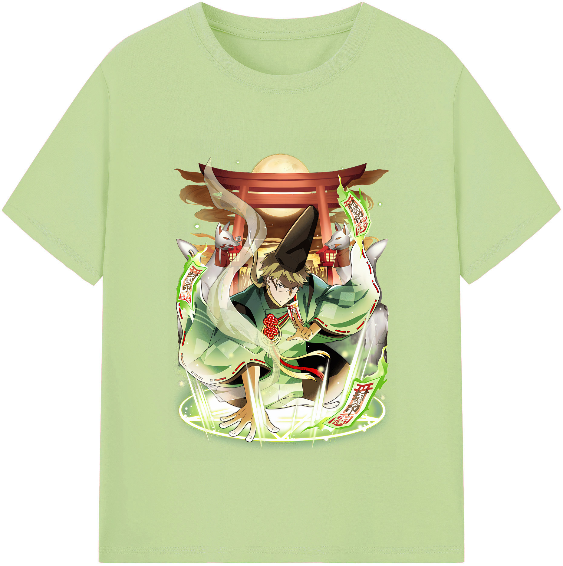 （画像用） 文豪ストレイドッグス Bungo Stray Dogs 綿100％半袖Tシャツ（フロントプリント）